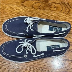 Polo by Ralph Lauren Men's Dark Blue Boat Shoes